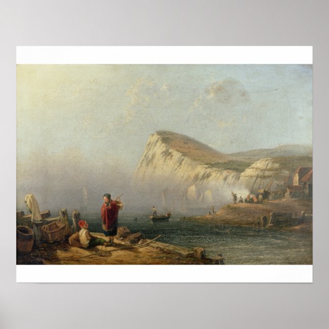 Strandkopf, 1850 (Öl auf Leinwand) Poster (Vorne)