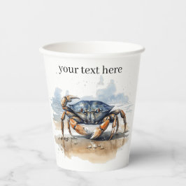 Strandkrabbe Pappbecher