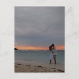 Strandkuss Postkarte