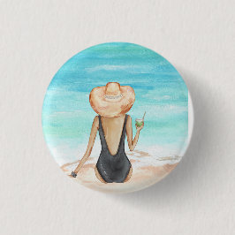Strandladie Button
