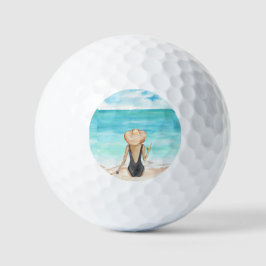 Strandladie Golfball
