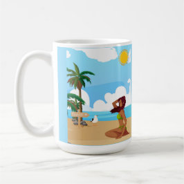 Strandladie Kaffeetasse