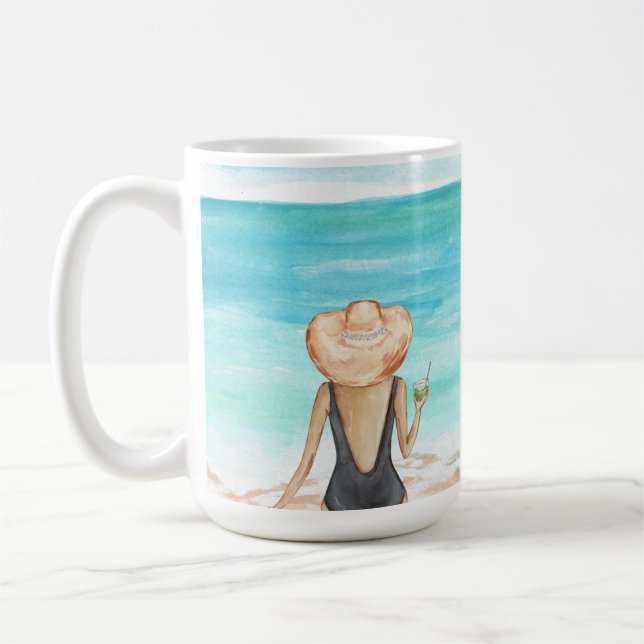 Strandladie Kaffeetasse (Links)
