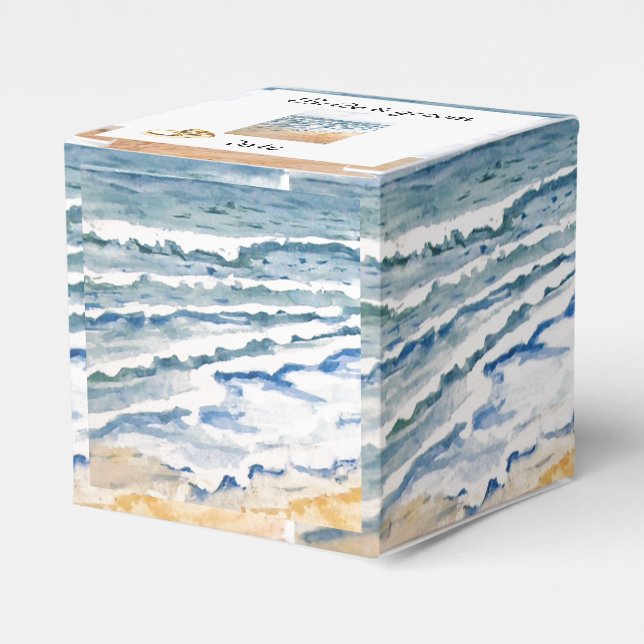 Strandlandschaft Geschenkschachtel (Vorderseite)