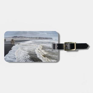 Strandlandschaft im Winter Gepäckanhänger