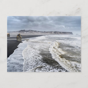 Strandlandschaft im Winter Postkarte