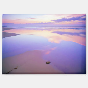 Strandlandschaft Küste Sonnenuntergang Friedliche Magnet