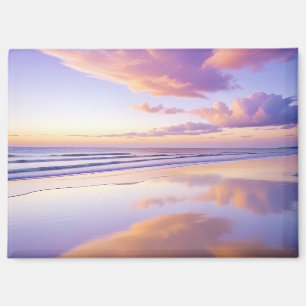 Strandlandschaft Küste Sonnenuntergang Friedliche Magnet