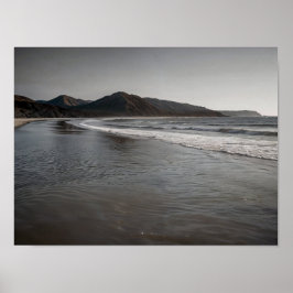 Strandlandschaft Ozean Küstenlinie Foto Poster