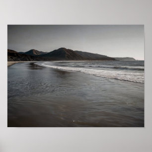 Strandlandschaft Ozean Küstenlinie Foto Poster