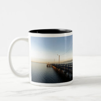 Strandlandschaftsfotografie am Crescent Beach Zweifarbige Tasse
