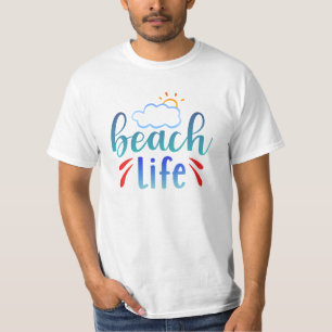 Strandleben - Entspannte und stilvolle Küsten-Vibe T-Shirt
