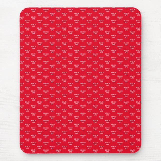 Strandlebensretter Mousepad (Vorne)