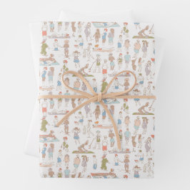 Strandliebhaber ✨ Wrapping Paper Geschenkpapier Set