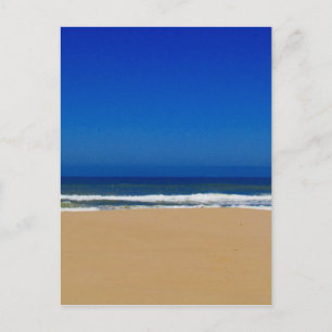 Strandliegen Postkarte