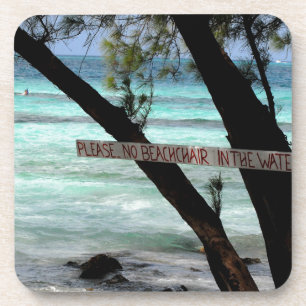 Strandliegen Rum Point Grand Cayman Untersetzer