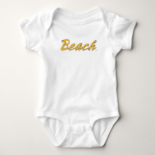 Strandmarke Baby Strampler (Vorderseite)