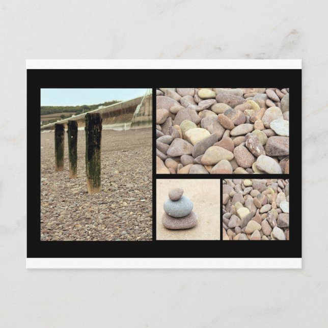 Strandmontage Postkarte (Vorderseite)