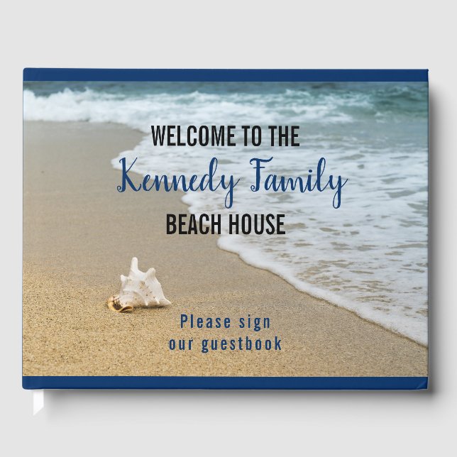 Strandnachbarschaftshaus Blue Willkommen Gästebuch (Vorderseite)
