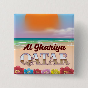 Strandposter Al Ghariya Katar Button