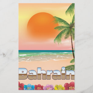Strandposter für Bahrain Briefpapier