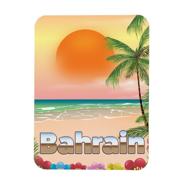 Strandposter für Bahrain Magnet (Vertikal)