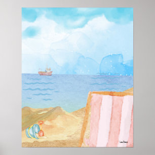 Strandposter Poster