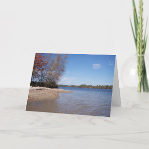Strandpromenade am Lake Card Karte