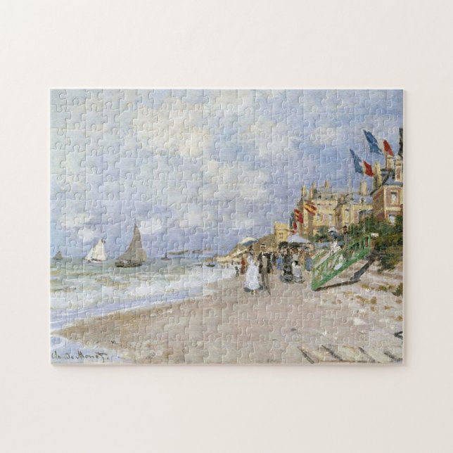 Strandpromenade am Strand von Trouville (Horizontal)