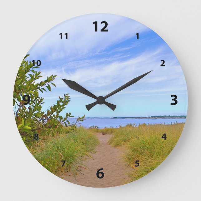 Strandpromenade Große Wanduhr (Vorderseite)