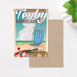 Strandpromenade Tenby Pembrokeshire