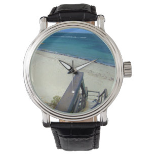 Strandpromenade zum goldenen Sand, zu den Mönchen Armbanduhr