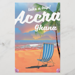 Strandprospekt für Accra Ghana Briefpapier