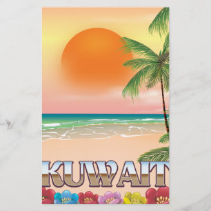 Strandprospekt kuwait briefpapier