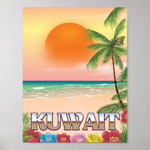 Strandprospekt kuwait poster