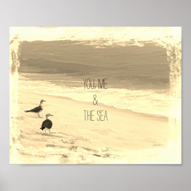 Strandquotenfoto Poster (Vorne)