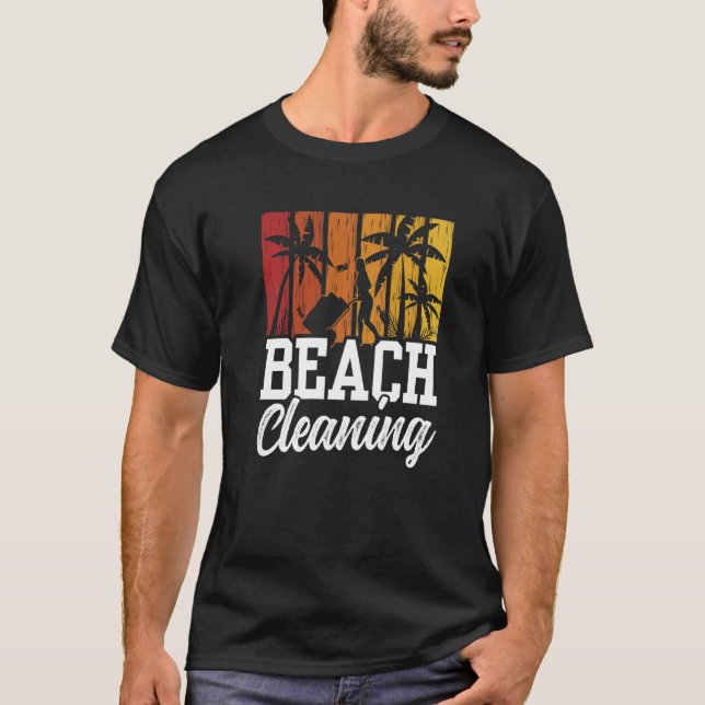 Strandreinigung Küsten säubern Strände T-Shirt (Vorderseite)