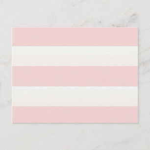 Strandrosa Streifen Postkarte
