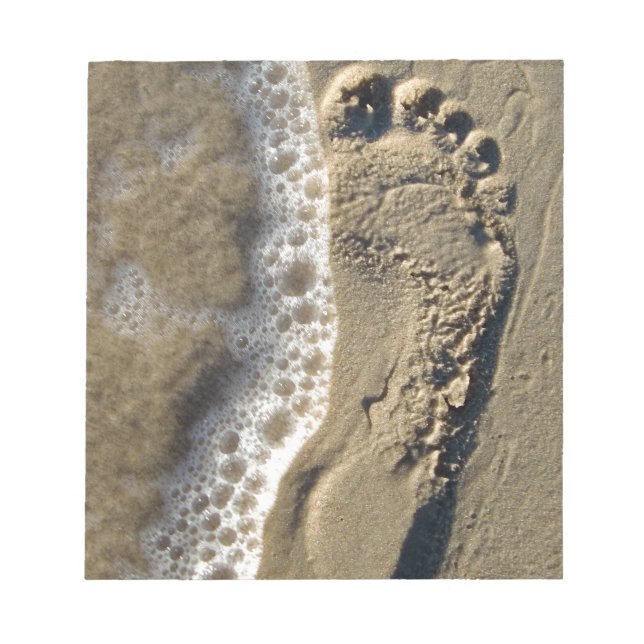 Strandsand Notizblock (Vorderseite)