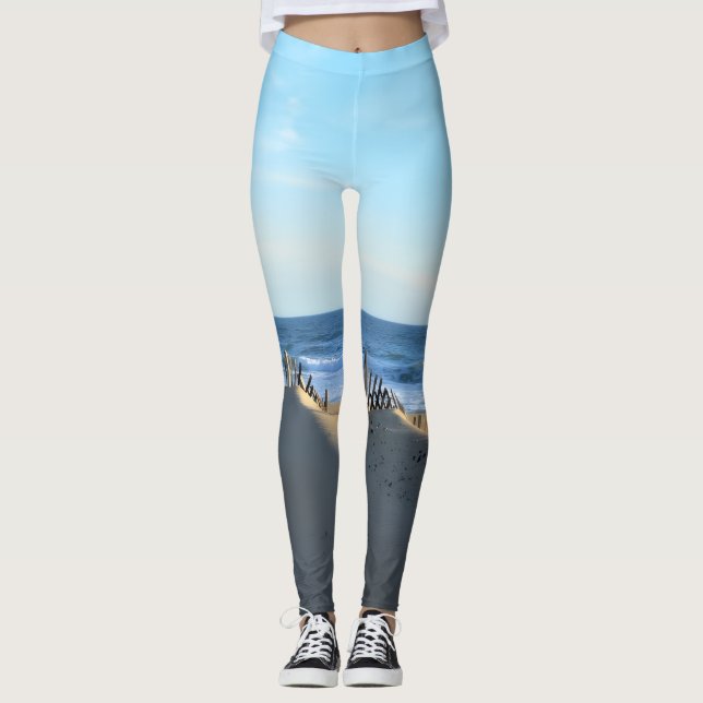 Strandsanddüne OBX Yogahose Leggings (Vorderseite)