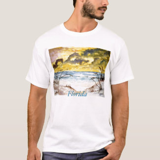 StrandSanddünen groß, Florida T-Shirt