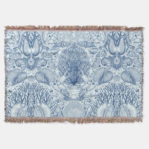 Strandschätze in Blau Decke