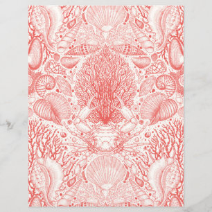 Strandschätze in Korallenrot