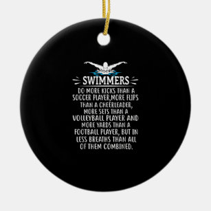 Strandschwimmer Schwimmen Geschenke für Männer Fra Keramik Ornament