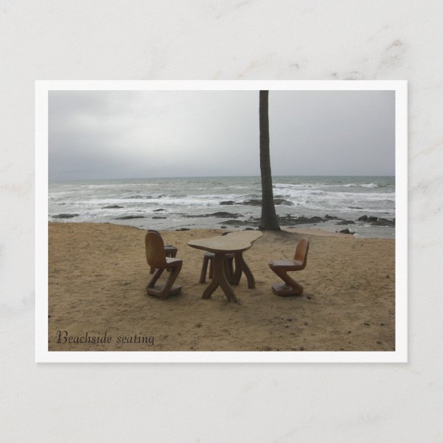 Strandsitze - Maßgeschneiderte Postkarte (Vorderseite)