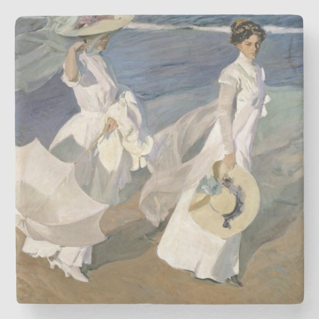 Strandspaziergang 1909 2 steinuntersetzer (Vorderseite)