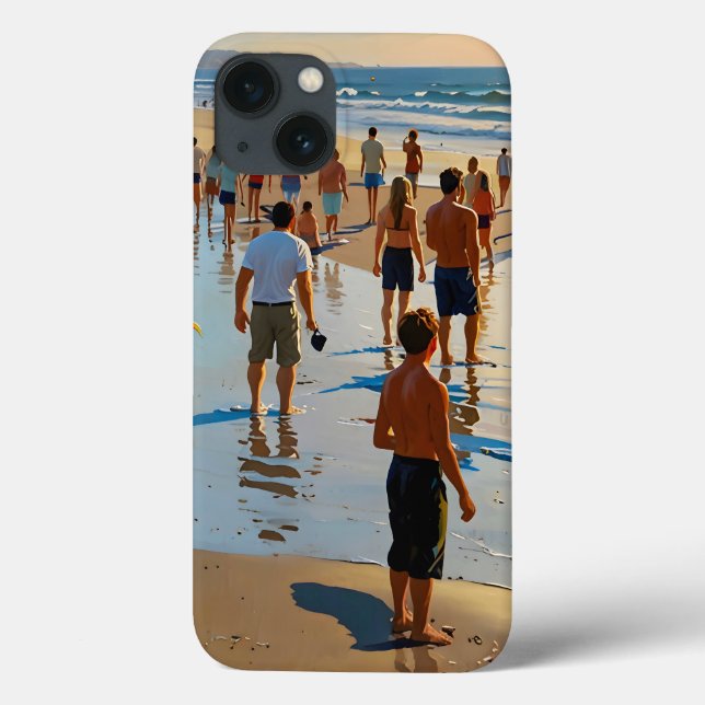 Strandspaziergang Case-Mate iPhone Hülle (Rückseite)