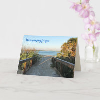Strandspaziergang Gebet für Ihre Schrift Nachricht