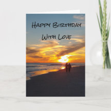 Strandspaziergang I Liebe Sie Geburtstag