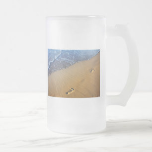 Strandspaziergänge Mattglas Bierglas